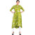 Rocca Women Printed Flared Rayon Kurta  (Green)