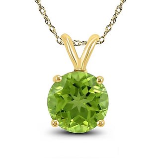                       original locket green peridot 6.00 ratti unheated Peridot semi precious pendant for unisex by Ceylonmine                                              