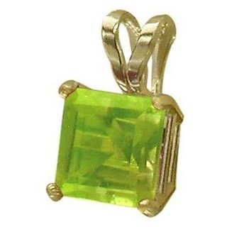                       Peridot locket unheated  untreated green peridot pendant 7.00 ratti for unisex by Ceylonmine                                              