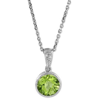                       CEYLONMINE peridot locket 7.00 ratti unheated  untreated natural pendant for unisex                                              