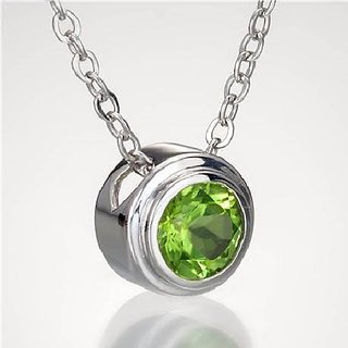 CEYLONMINE peridot pendant 6.00 ratti original & unheated locket for astrological purpose CEYLONMINE peridot pendant 6.00 ratti original & unheated locket for astrological purpose