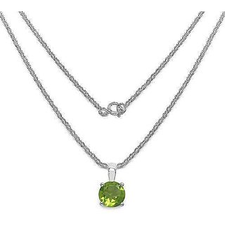                       natural Peridot locket 6.00 ratti original & lab certified pendant green green peridot for unisex by Ceylonmine                                              