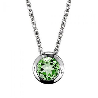 Peridot locket unheated & untreated green peridot pendant 7.00 ratti for unisex by Ceylonmine