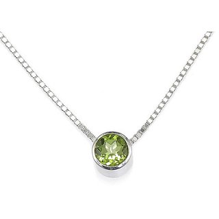                       original locket green peridot 6.00 ratti unheated Peridot semi precious pendant for unisex by Ceylonmine                                              