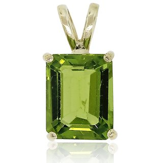                       7.00 ratti Peridot pendant natural & lab certified green peridot locket for astrological purpose                                              