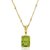Ceylonmine 7.00 ratti green green peridot pendant original & natural Peridot locket for unisex