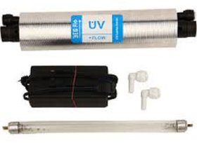 UV Flow UV Complete Kit With UV Lamp UV Chamber Barrel and 1/4 2 Connectors For All Kind RO / UV /UF Water Purifiers