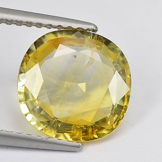 CEYLONMINE precious gemstone yellow sapphrie/pushkaraj natural & certified 9.25 ratti for women & men CEYLONMINE precious gemstone yellow sapphrie/pushkaraj natural & certified 9.25 ratti for women & men