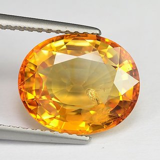                       Pushkaraj stone 100% original & unheated gemstone Yellow Sapphire stone precious stone 7.5 ratti by Ceylonmine                                              