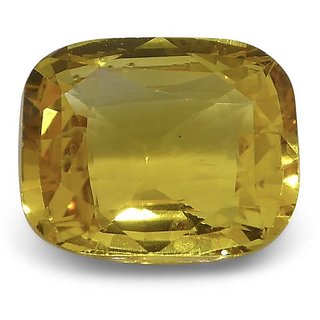 Pushkaraj stone 100% original & unheated gemstone Yellow Sapphire stone precious stone 7.5 ratti by Ceylonmine