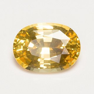                       9.25 ratti Yellow Sapphire gemstone natural & lab certified pushkaraj stone for astrological purpose                                              