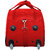 Timus Club Mumbai 65CM Red 2 Wheel Duffle Trolley Bag for Travel (Check-In Luggage)