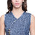 Rocca Denim Fit And Flare Sleeveless Midi Dress (Blue)