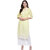 Rocca Women Cotton Kurta and Palazzo Set (Yellow, White)