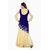 Saadhvi Blue Velvet Embroidered Gown