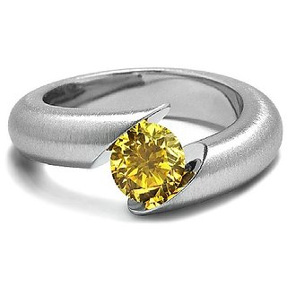                       CEYLONMINE Pushkaraj ring 100 original  unheated Ring Yellow Sapphire ring precious ring 7.25 ratti                                              