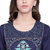 Rocca Women Printed Rayon Kurta and Palazzo Set (Blue)