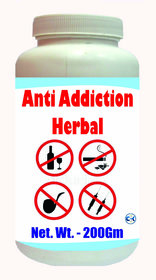 Anti Addiction Herbal Powder - 200 Gm (Buy Any Supplement Get The Same 60ml Drops Free)