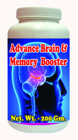 Advance Brain And Memory Booster Powder - 200 Gm(Buy Any Supplement Get The Same 60ml Drops Free)