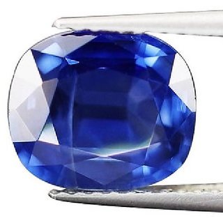                       CEYLONMINE- Original 6.25 Ratti Natural Blue Sapphire/Neelam Stone Effective & Astrological Gemstone Blue Sapphire For Unisex                                              