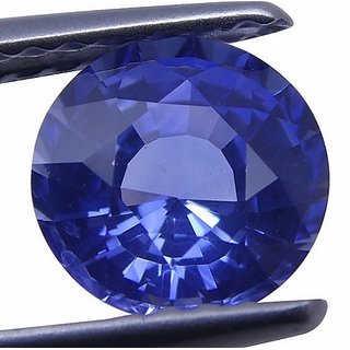                       CEYLONMINE- Precious  Natural Blue Sapphire stone Unheated & untreated 5.88 carat precious gemstone A1 quality stone for unisex                                              
