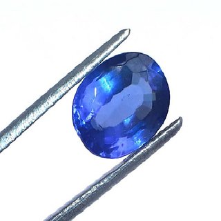                       CEYLONMINE- Natural 5.25 Ratti Blue Sapphire Precious loose gemstone Unheated & Untreated Blue Sapphire/Neelam Gemstone for Unisex                                              