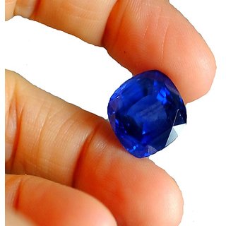 CEYLONMINE Unheated & untreated Blue sapphire  7.25 ratti gemstone original & effective loose Neelam gemstone for unisex
