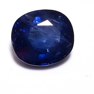                       CEYLONMINE- Original 6.25 Ratti Natural Blue Sapphire/Neelam Stone Effective & Astrological Gemstone Blue Sapphire For Unisex                                              