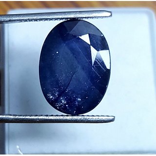                       CEYLONMINE 9.5 ratti unheated IGI stone lab certified & original Blue Sapphire/Neelam  stone for astrological purpose                                              