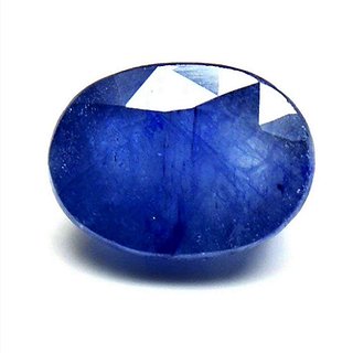                       CEYLONMINE Unheated & untreated Blue sapphire  7.25 ratti gemstone original & effective loose Neelam gemstone for unisex                                              