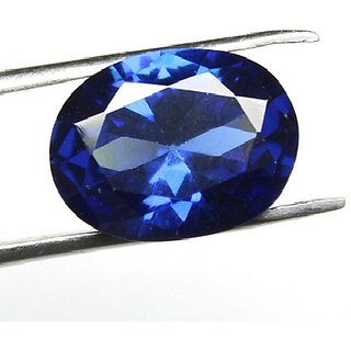                       CEYLONMINE- Natural Blue Sapphire(Neelam) Stone 5.75 carat unheated & Untreated Precious (Neelam) Good Quality Gemstone For Unisex                                              