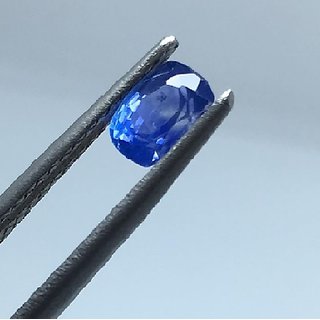                       CEYLONMINE- Natural Blue Stone 5.75 carat unheated  Untreated Precious Blue sapphire/Neelam Gemstone For Unisex                                              
