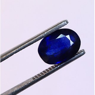                       CEYLONMINE- Original Blue Sapphire/Neelam 6.25 Carat(6.94 Ratti) Gemstone Astrological IGI Neelam  Gemstone For Unisex                                              