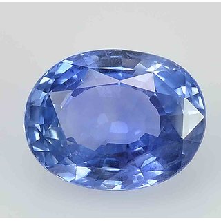                       CEYLONMINE- Natural 5.25 Ratti Blue Sapphire Precious loose gemstone Unheated  Untreated Blue Sapphire/Neelam Gemstone for Unisex                                              