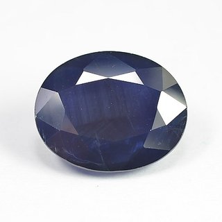                       CEYLONMINE- Original 6.25 Ratti Natural Blue Sapphire/Neelam Stone Effective  Astrological Gemstone Blue Sapphire For Unisex                                              