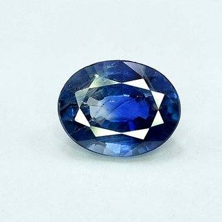                       CEYLONMINE- 9.25 ratti Blue Sapphire/Neelam stone  IGI Sapphire Stone For Astrological Purpose Precious  Original Loose Neelam  Gemstone For Unisex                                              