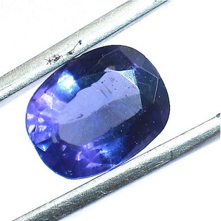                       CEYLONMINE- Original 9.25 ratti precious blue sapphire stone effective  natural loose gemstone neelam for unisex                                              