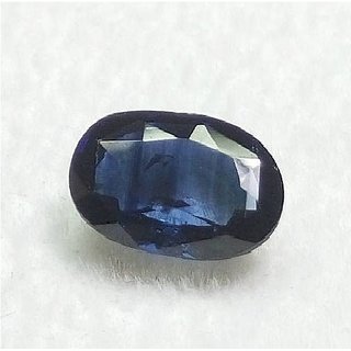                       CEYLONMINE Precious blue sapphhire  7.5 Carat gemstone for unisex IGI Blue sapphire /neelam stone for astrological purpose                                              