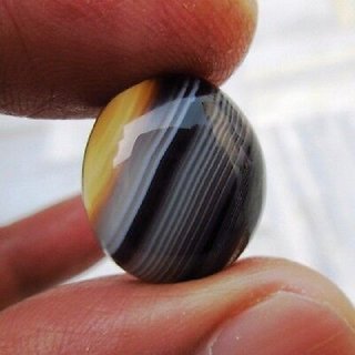 Sulemani Hakik Gemstone 6 Carat Chalcedony/Agate Natural Astrological Lab Certified Sulemani Hakik Gemstone 6 Carat Chalcedony/Agate Natural Astrological Lab Certified
