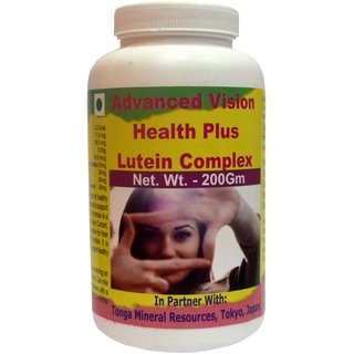                       Advanced Vision Health Plus Lutein Complex Powder - 200 Gm(Buy Any Supplement Get The Same 60ml Drops Free)                                              