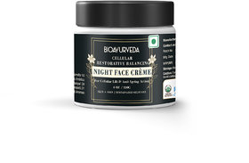 BIOAYURVEDA Cellular Restorative Balancing Night Face Cream  For Dry Dull Aging Skin  For Men Women 120gm