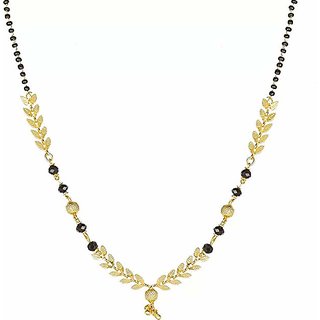                       Designer Gold Plated Short Mangalsutra for women                                              