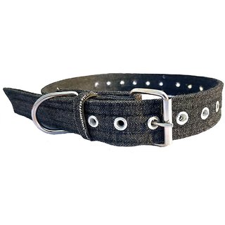                       Forever99 Pet Shop Fabric Dog Collar Neck Belt for Small Medium Large Dogs (Blue)                                              