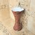 Inart Ceramic One Piece Pedestal Wash Basin Free Standing Size 16 X 16 Inch Round (Wooden White Finish)