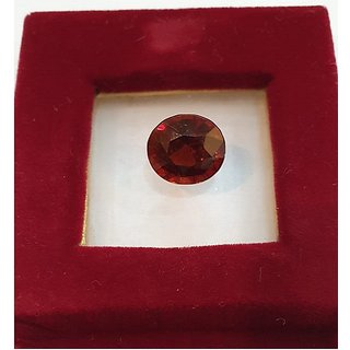 Hessonite/ Gomed 5.25 Ratti Stone Silver Plated Ring Original Lab Certified Stone Garnet Ring By Ceylonmine Hessonite/ Gomed 5.25 Ratti Stone Silver Plated Ring Original Lab Certified Stone Garnet Ring By Ceylonmine