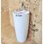 Inart Ceramic One Piece Pedestal Wash Basin Free Standing Size 15 X 15 Inch Round (White)