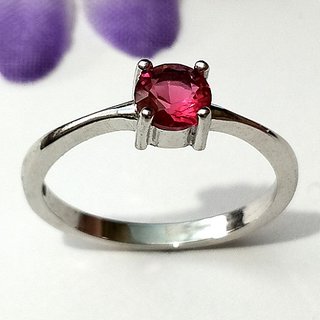                       Ceylonmine Ruby Stone Ring 6.25 Ratti Natural  Original Manik Gemstone Ring For Unisex                                              