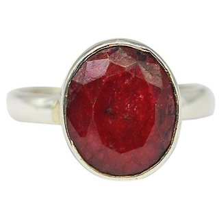                       Ceylonmine 6.25 Ratti Ruby Gemsotne Ring Natural  Original Manik Stone Ring For Astrological Purpose                                              