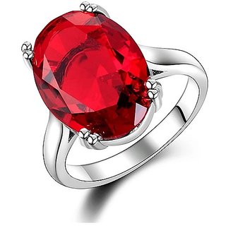                       Ceylonmine Manik Stone Ring 6.25 Ratti Unheated  Certified Gemstone Ruby ( Chunni ) For Astrological Purpose                                              