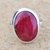 Ceylonmine Ruby Stone Ring 6.25 Ratti Natural & Original Manik Gemstone Ring For Unisex